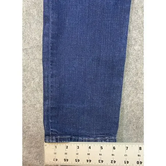 True Religion Jeans Mens Size 31 Moto Slim Blue Distressed